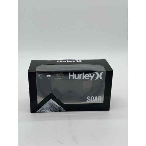 Hurley Soar Snow Goggles Spherical Light Grey Lenses Spherical Snowboarding NEW - Picture 1 of 6